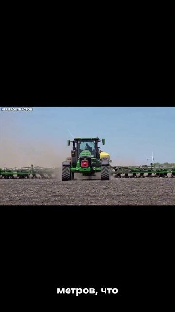 5. John Deere 8RX 410 Four Track Tractor — мощный гусеничный трактор