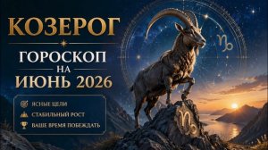 Козерог. Полный прогноз на июнь 2026