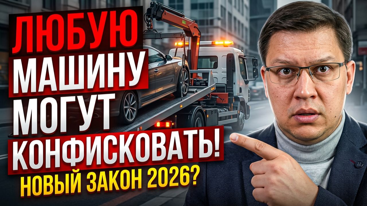 Конфисковать теперь могут любой автомобиль!