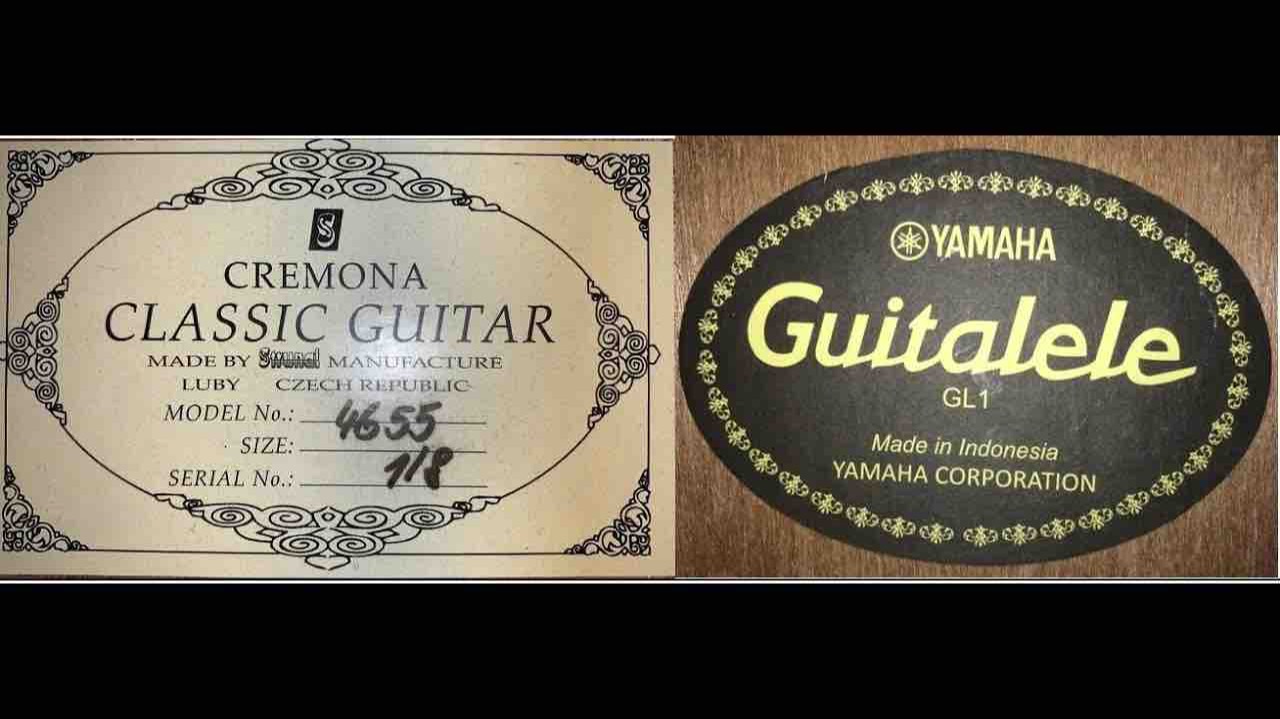 Обзор гитар Cremona 4655 размер 1/8 и Guitalele Yamaha GL1