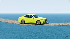 Автомобили против подвесного моста: Безумный челлендж в BeamNG Drive!