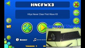 Hilya Never Clear First Wave X3 Verifying Stream | Geometry Dash