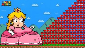 Super Mario Bros. Когда Марио против ЭВОЛЮЦИИ ГИГАНТСКОЙ ПРИНЦЕССЫ ПЕРСИКОВОЙ тучности разразится