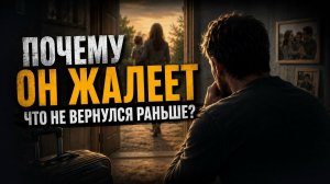 Почему он жалеет, что не вернулся раньше?