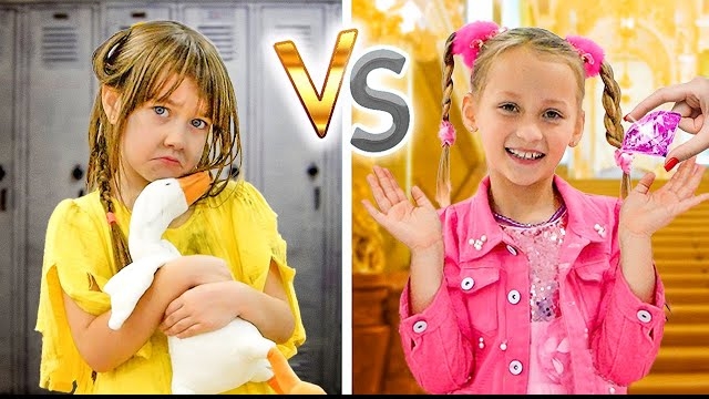 Poor Vs Rich Girl - Детская история о разнообразии