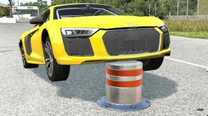 Машины против столбиков #5 – BeamNG.Drive