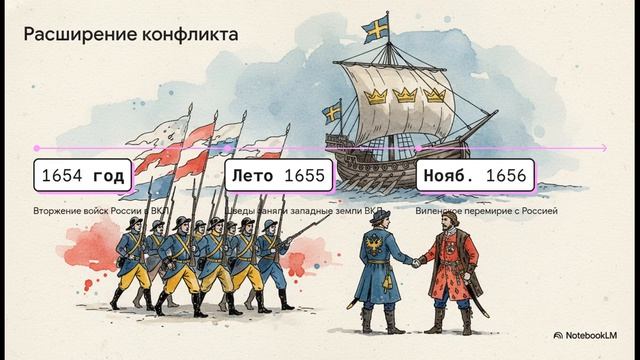 История Беларуси 7 класс § 18 Белорусские земли в войне России с Речью Посполитой 1654—1667 гг