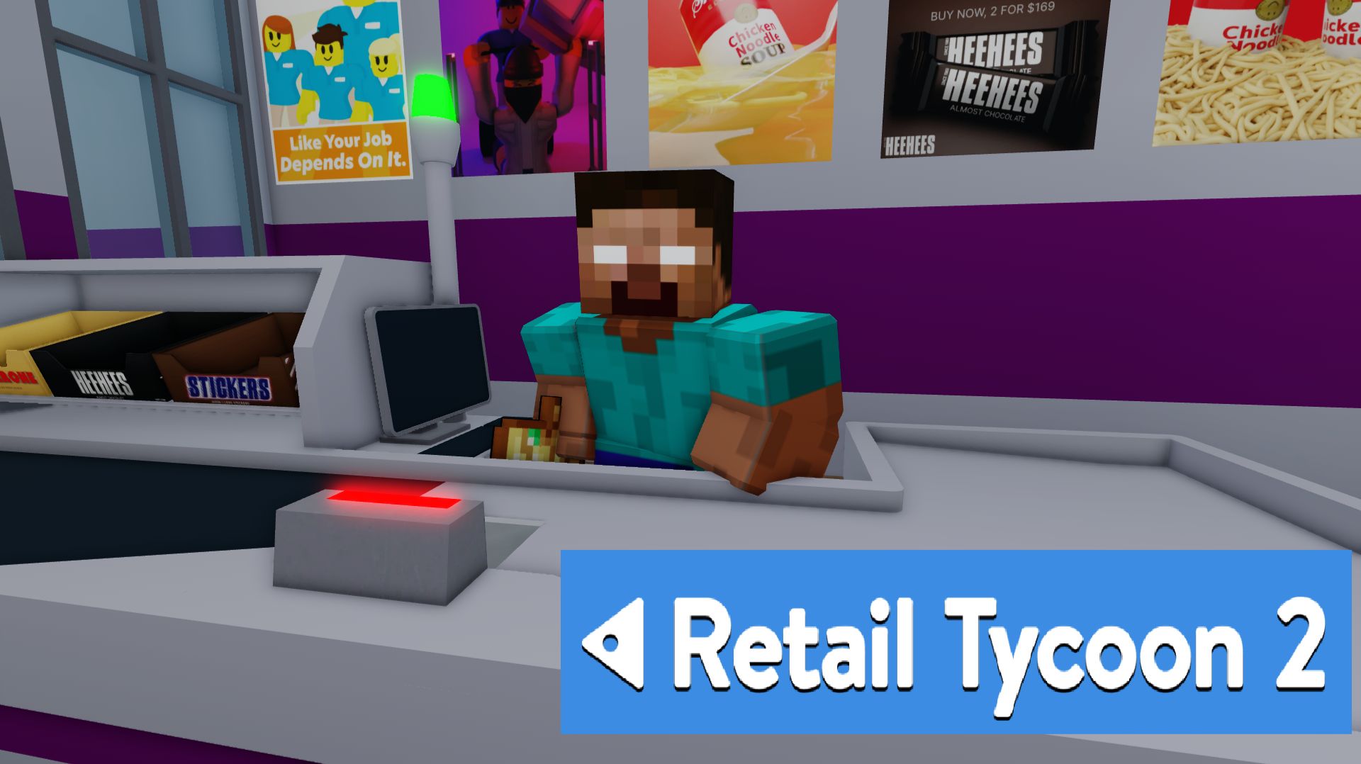 Herobrine play in Retail Tycoon 2