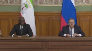 Пресс-конференция С.В.Лавров с Министром иностранных дел Экваториальной Гвинеи, Москва, 18 мая 2026