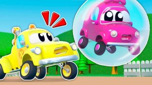 Малыш-машинка застрял на пузыре! 🚗💨 Приключения грузовика # Том, эвакуатор