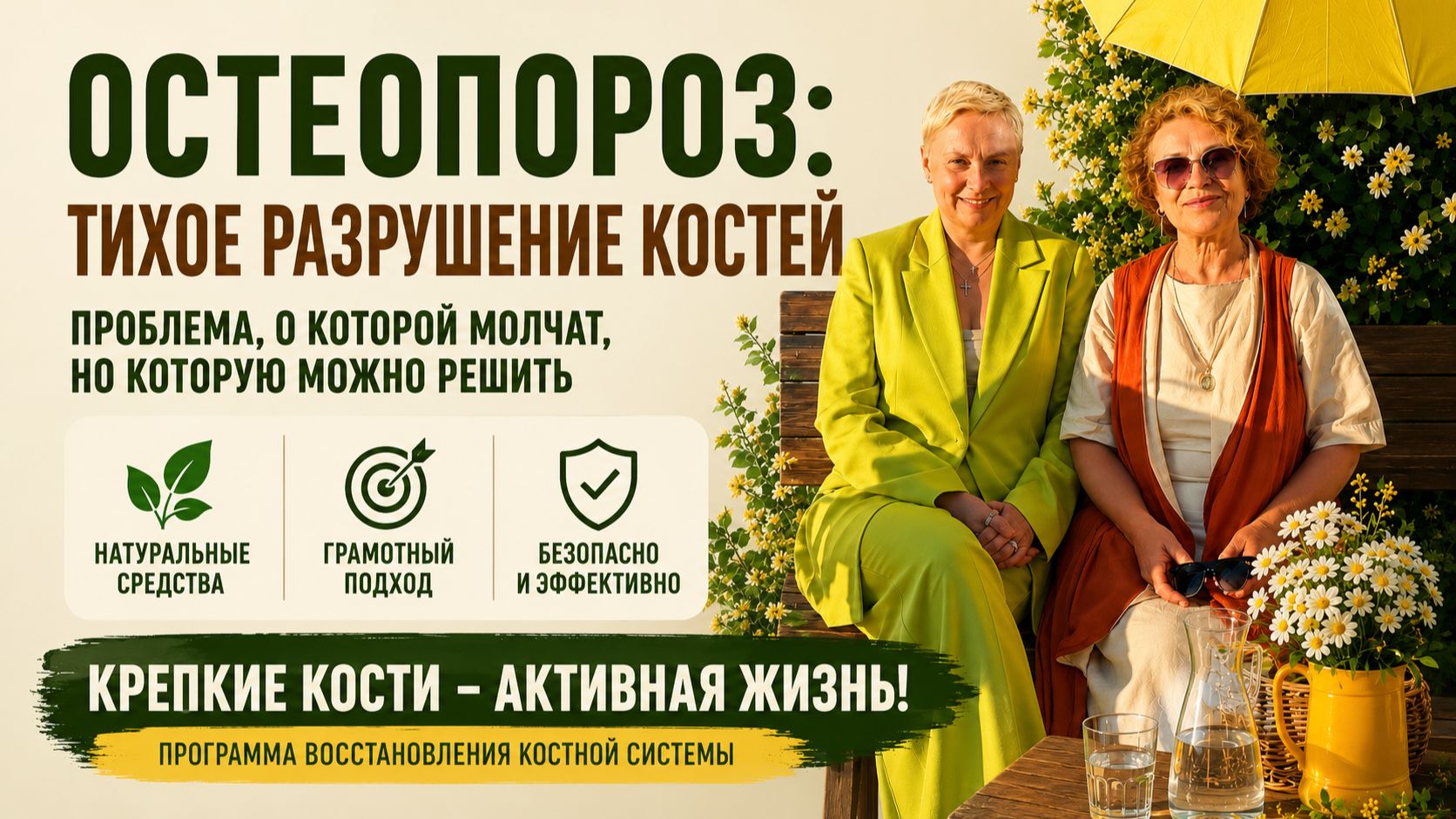 95% пьют кальций НЕПРАВИЛЬНО! И получают ИНФАРКТ, а не здоровые кости!
