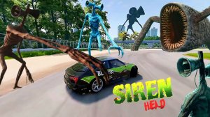 📢 СИРЕНОГОЛОВЫЙ 📢 ОТ МЕНЯ НЕ УБЕЖИШЬ - СУПЕР ГОНКА. SIREN HEAD ОБЗОР ИГРЫ.