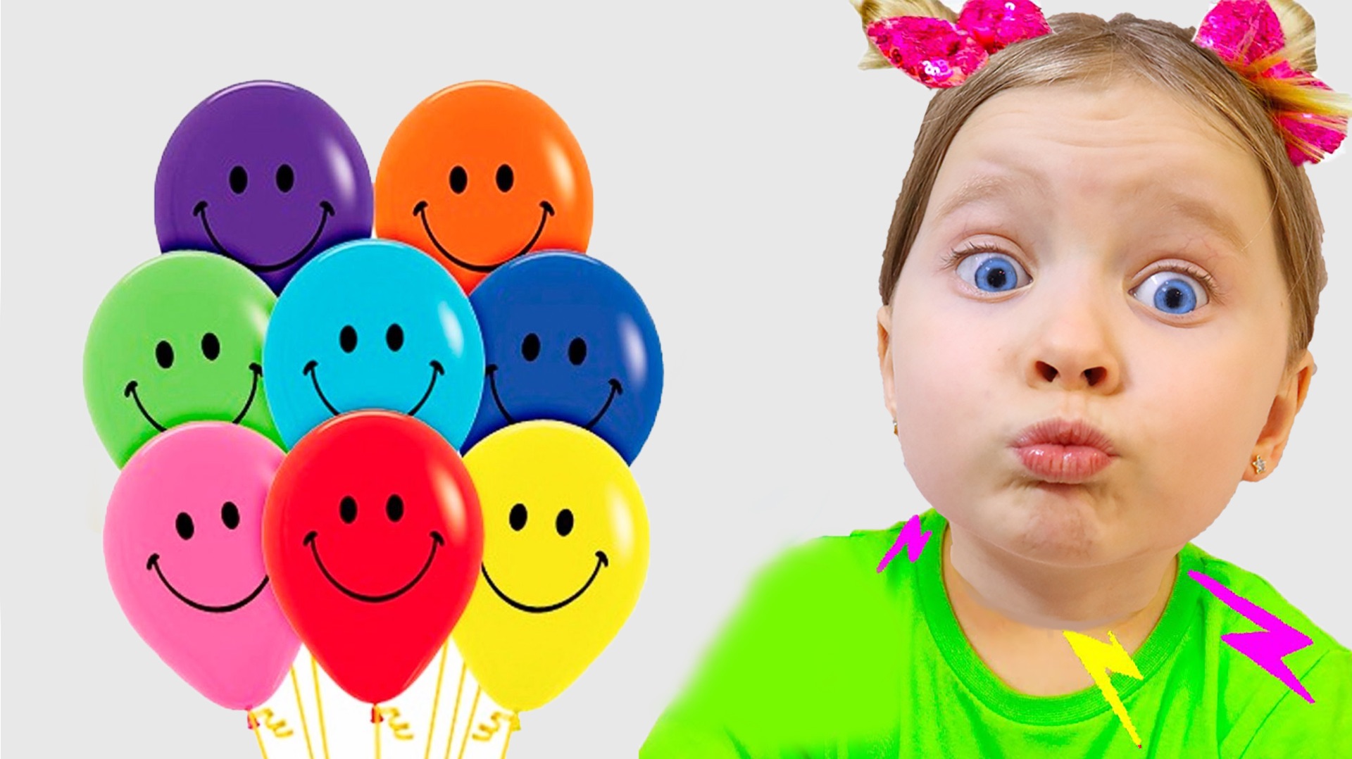 Детская песенка про цвета и воздушные шарики 🎈✨