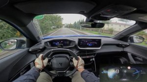 PEUGEOT E-2008 GT 2024 года выпуска - Тест-драйв от первого лица в 4K