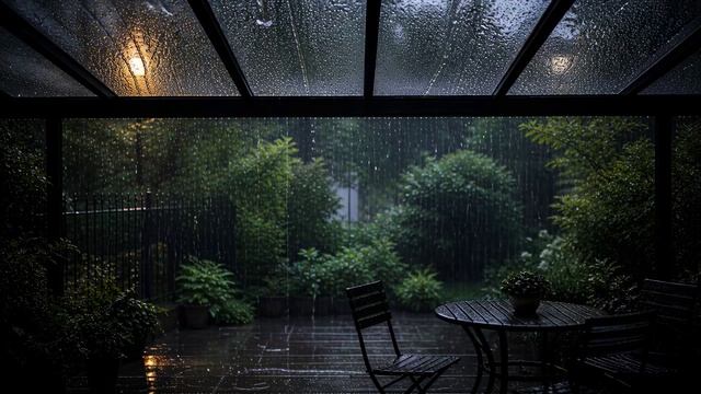 СТУК ДОЖДЯ ПО КРЫШЕ 🌧️звук дождя для сна, отдыха и глубокого расслабления без грома 2 часа