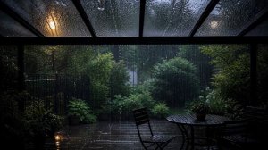 СТУК ДОЖДЯ ПО КРЫШЕ 🌧️звук дождя для сна, отдыха и глубокого расслабления без грома 2 часа