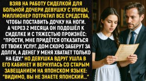 Взяв на работу сиделкой для больной дочери девушку с улицы, миллионер потратил все деньги