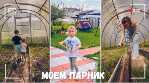 На даче! Моем парник | Травлю муравьев | Моя новая парковка - ВЛОГ №3945 - 17.05.26