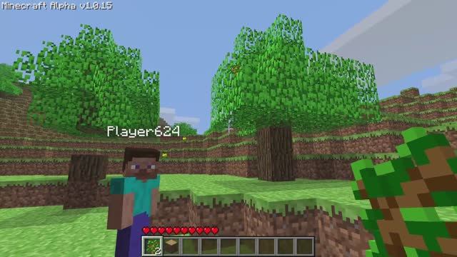 Minecraft первая версия с мультиплеером смотреть онлайн