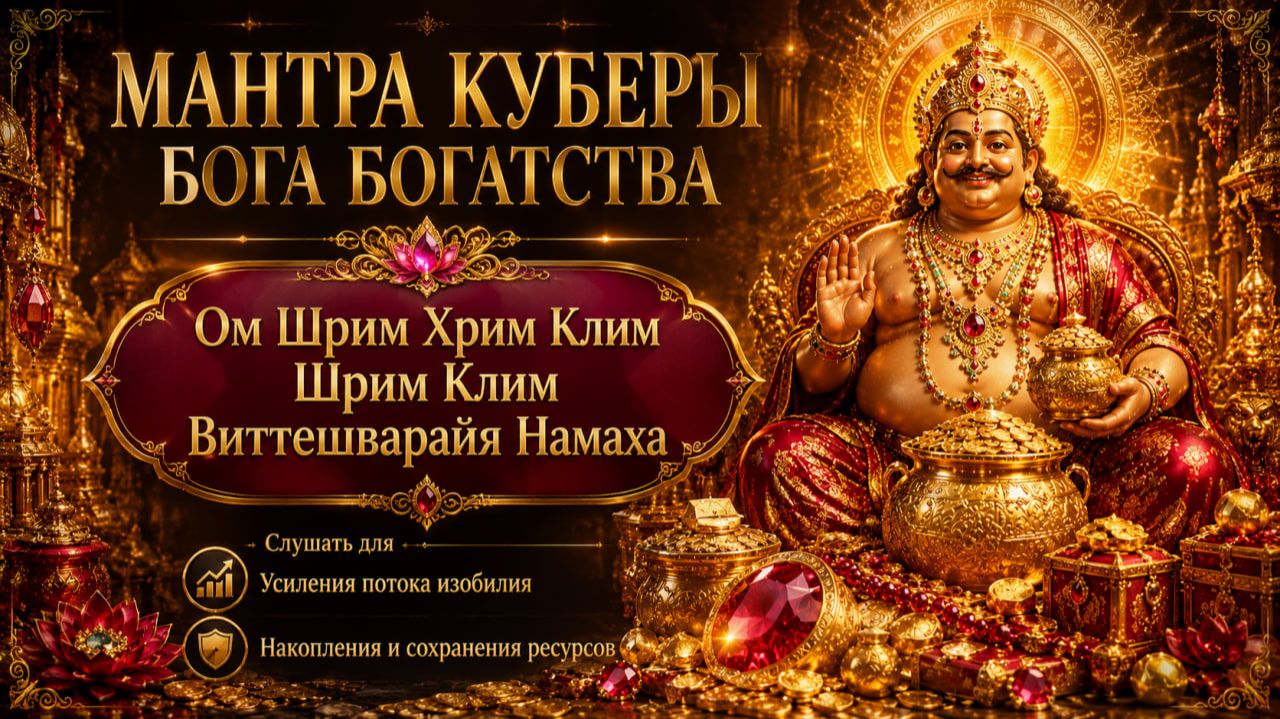 Мантра Бога богатства Куберы для привлечения и сохранения Богатства