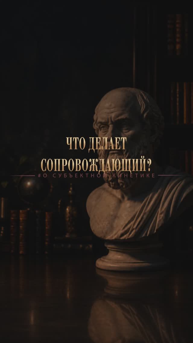 Что делает Сопровождающий? #о субъектной кинетике