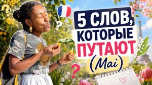 Французские омонимы - mai, mes, mets, mais