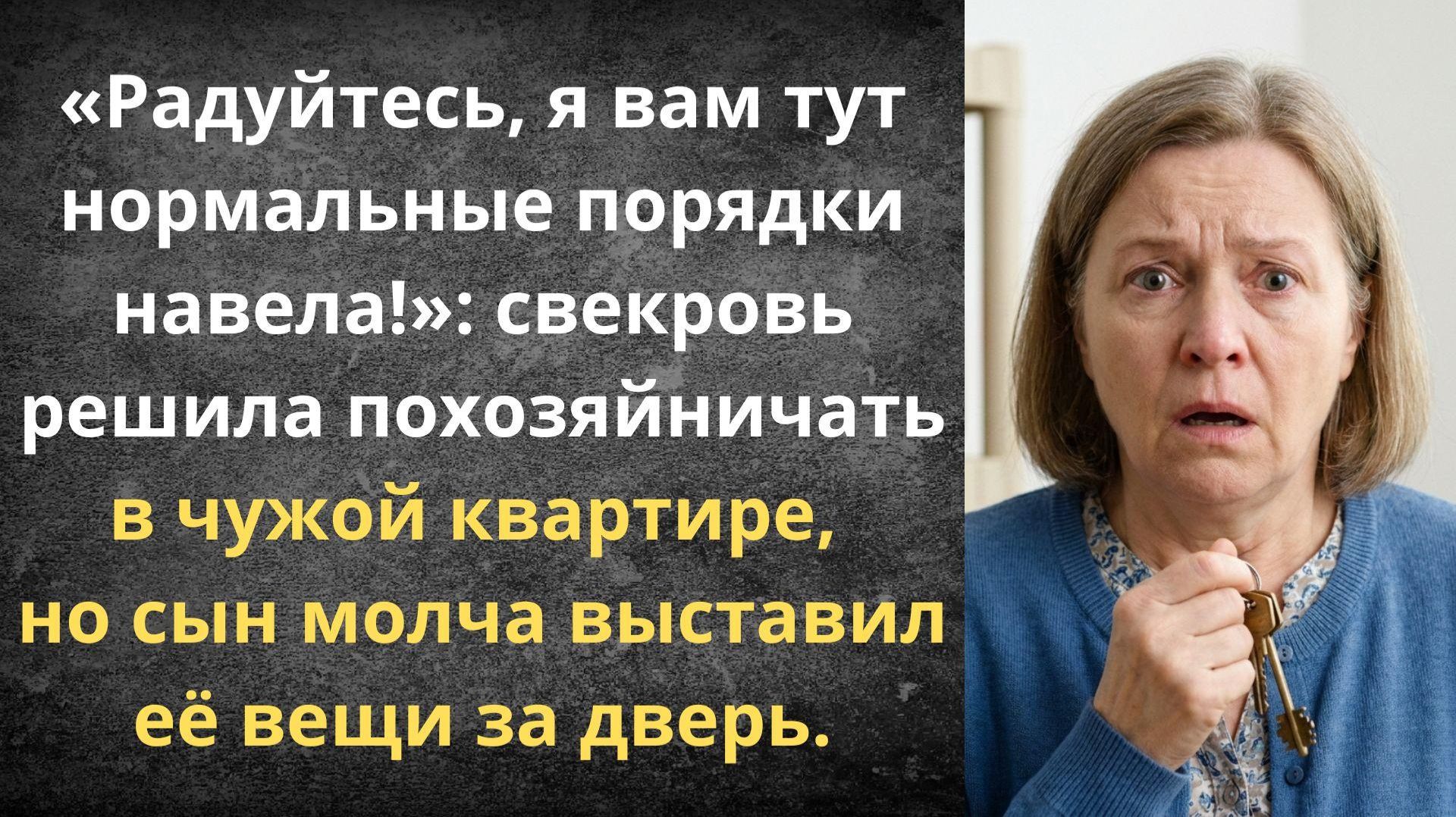Наглая свекровь хозяйничает у молодых | Истории из жизни