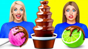 Шоколадный Фонтан Челлендж # Простые Кулинарные Рецепты от Mega DO Challenge