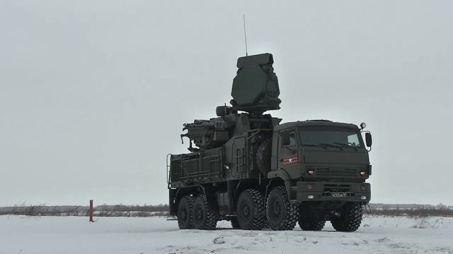 Стрельбы ЗРПК «Панцирь» в Сибири