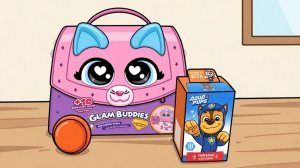 Распаковка сумочки Glam Buddies, щенячий патруль свит бокс