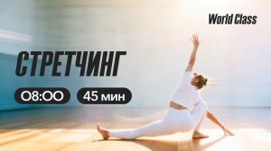 СТРЕТЧИНГ с Эльвирой Сахибгареевой | 19 мая 2026 | Онлайн-тренировки World Class