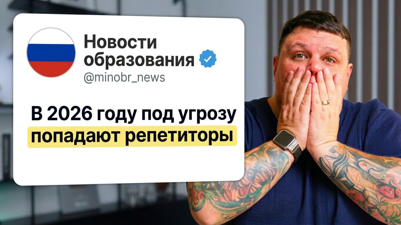 Это конец для репетиторов!? Почему многим придется уйти из профессии в 2026
