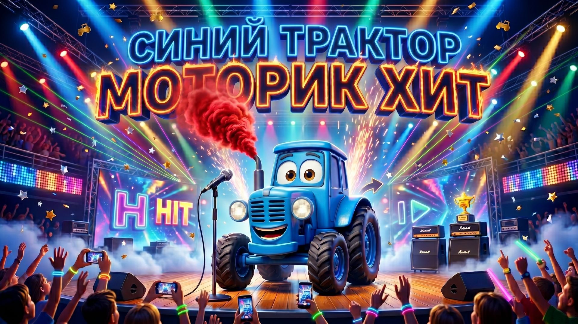 СИНИЙ ТРАКТОР ГУДИТ ! МОТОРИКУ ПУТЬ ВЕЗДЕ ОТКРЫТ ! | МУЛЬТОПИЯ