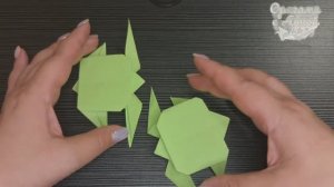 Как сделать черепаху из бумаги. Оригами-черепаха 🐢