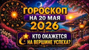Гороскоп на 20 мая 2026 💫 Кто окажется на вершине успеха?