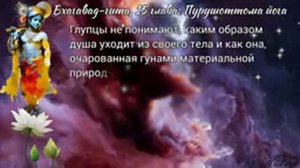 15 глава Бхагавад Гиты. Пурушоттома-йога. С видео-иллюстрациями. Перевод Шрилы Прабхупады.