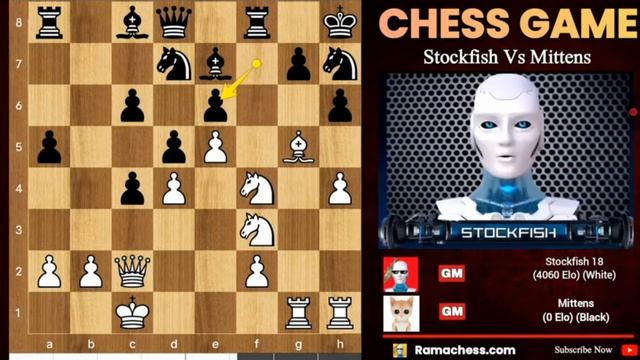 «Stockfish 18 БЛЕСТЯЩЕ пожертвовал все свои фигуры против Миттенс _ Stockfish против Миттенс»р