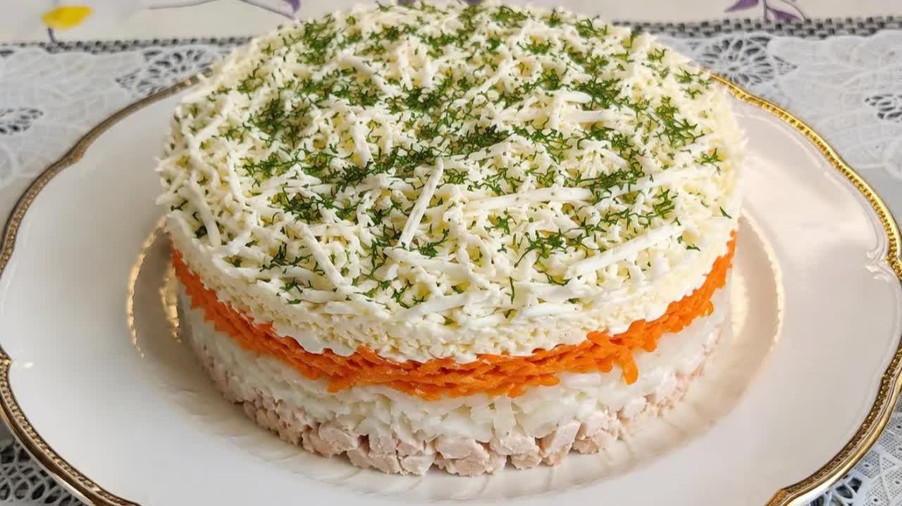 Улетает на Ура! Вкусный Салат с Куриной грудкой! Быстро. Просто. Очень Вкусно! Это просто Бомба!