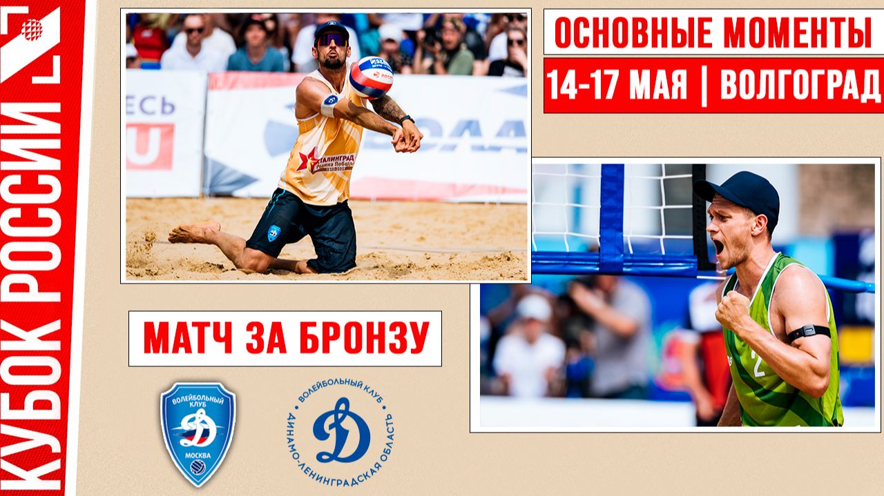 Динамо - Динамо-ЛО-1 | Матч за Бронзу | Основные моменты | Волгоград 14-17 мая