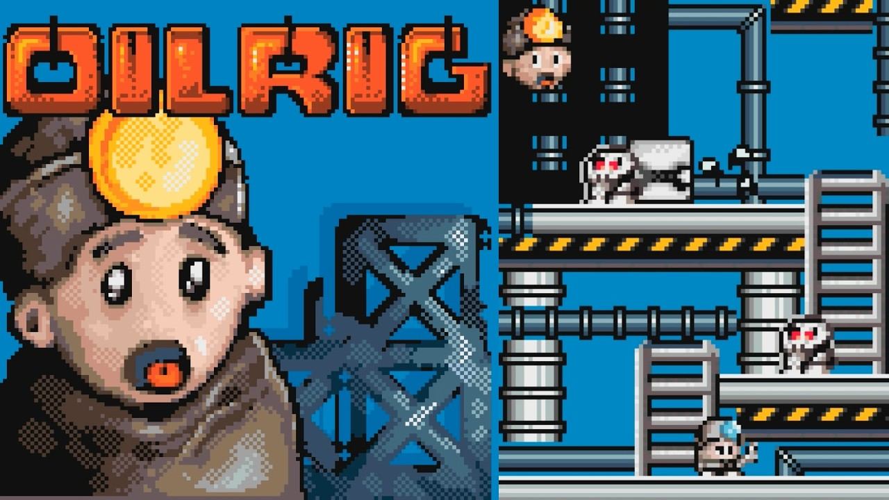 Oil Rig 128x128 JAVA GAME (Kiloo 2002)