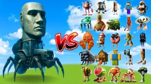 ГИГАЛИТРАКТОС СПИДОРОБОС против всех новых боссов Brainrot майнкрафт!!!