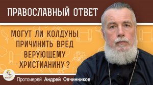 Могут ли колдуны причинить вред верующему православному христианину ?  Протоиерей Андрей Овчинников