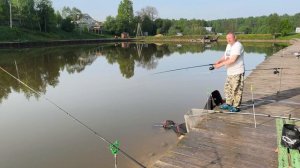 утро на водоеме