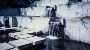 brutalist ambient ｜｜ backyard ｜｜ flowing structures