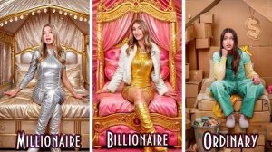Богатый vs Бедный vs Гига Богатый Дом! Богатые Девушки на Бедном Отдыхе