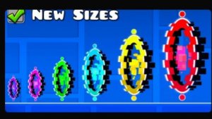 Geometry Dash with NEW SIZE Portals