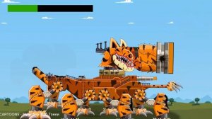119. BIG UPGRADE for BelAZ 75710 vs MEGA TANK - Cartoons about tank