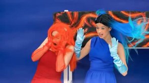 Четыре элемента строят двухъярусную кровать # Девушка Огня, Девушка Воды, Девушка Воздуха и Девушка