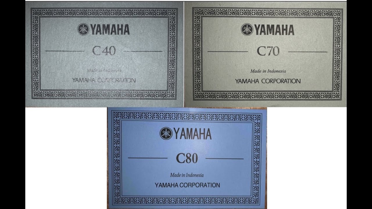 Обзор трёх гитар Yamaha С40 Yamaha С70 и Yamaha С80