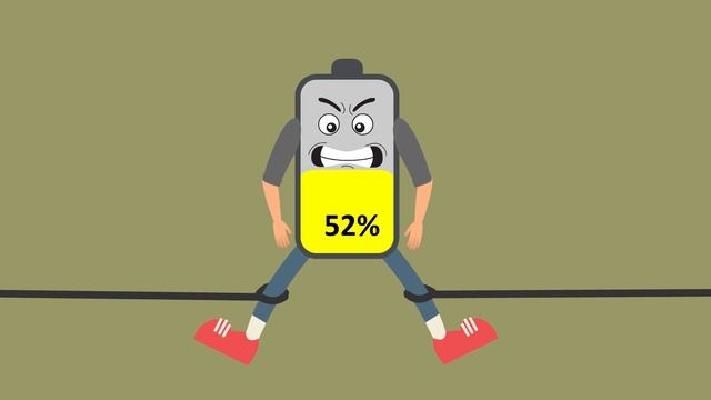 The Jack O Pose Low Battery Animation   Battery Lowering 0 To 100 Percent   NCR Animation